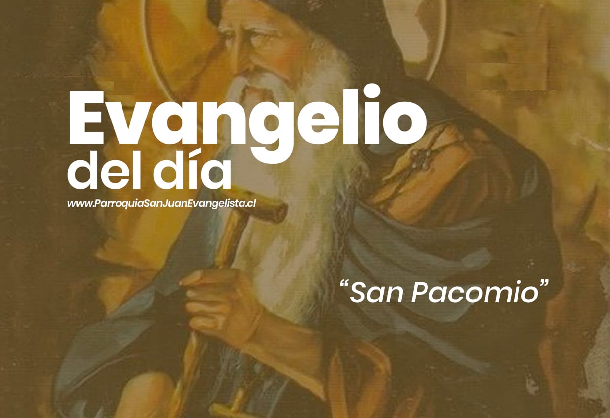 Evangelio del Día Memoria de San Pacomio 09 de Mayo Parroquia San