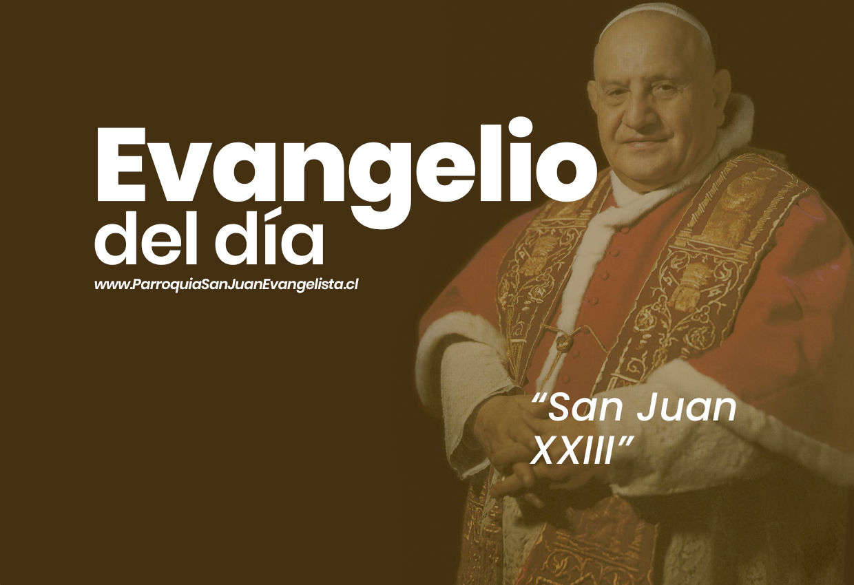 Evangelio del Día San Juan XXIII 11 de Octubre Parroquia San Juan