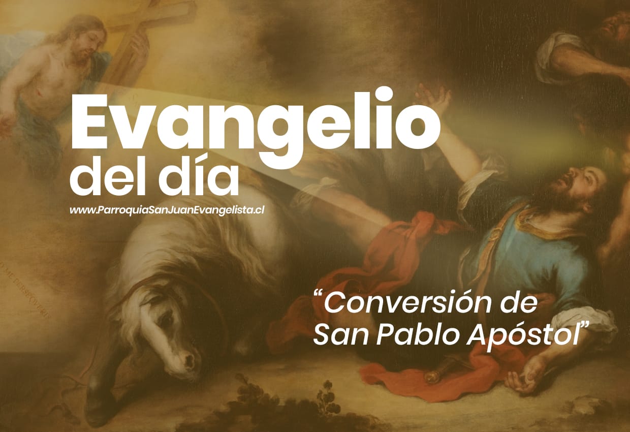 Evangelio del Día Fiesta de la Conversión de san Pablo Apóstol 25 de